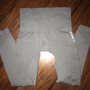 Gymshark seamless slate gray high waisted leggings
